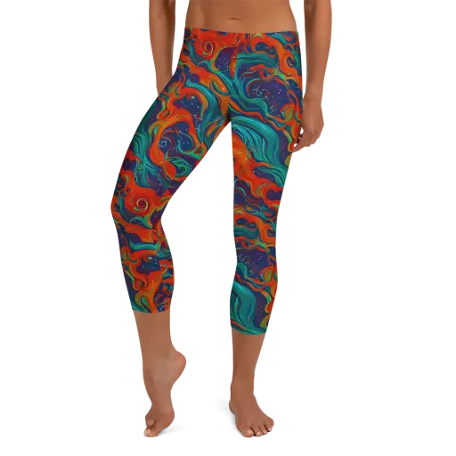 Aurora Furnace on a Capri Leggings
