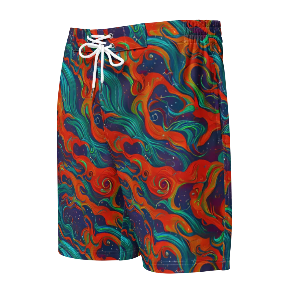 Aurora Furnace on Men's Board Shorts — Front