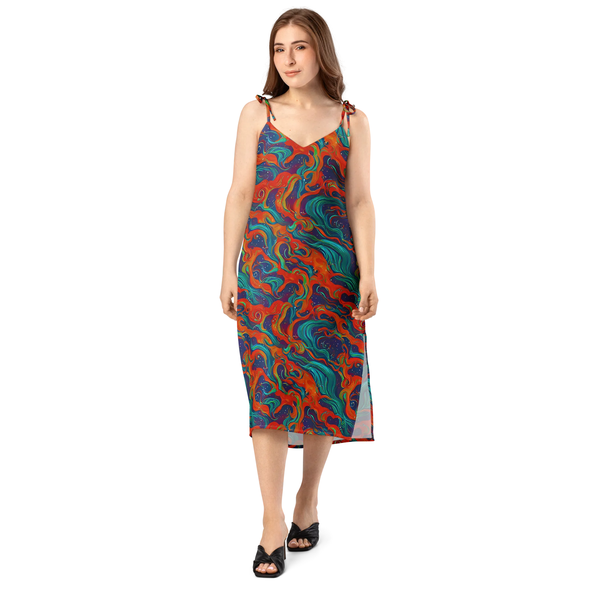 Aurora Furnace on Slip Dress — Front