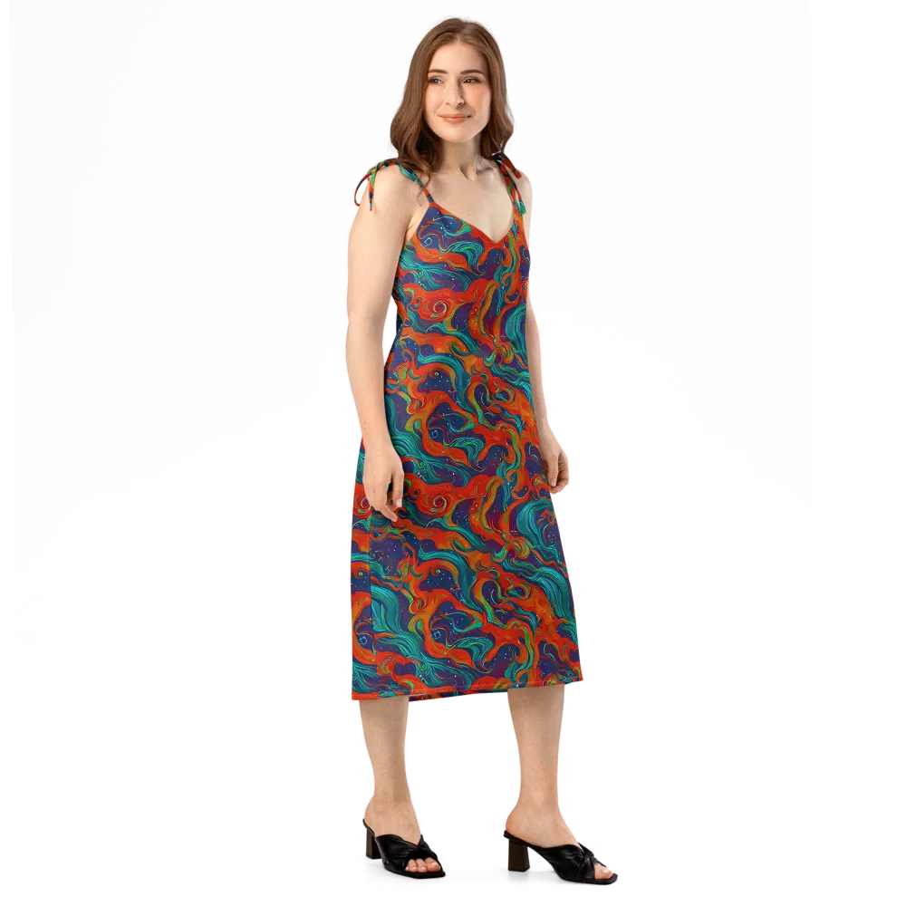 Aurora Furnace on Slip Dress — Right Front
