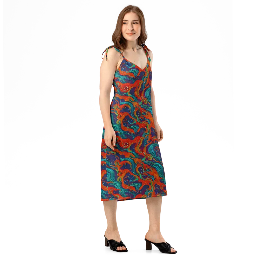 Aurora Furnace on Slip Dress — Right Front