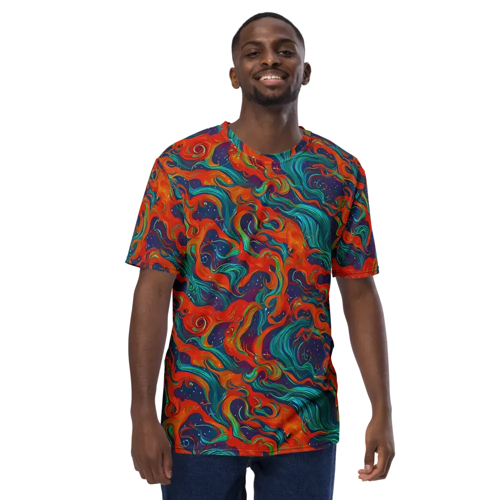 Aurora Furnace on Men's Crew Neck T-Shirt — Front
