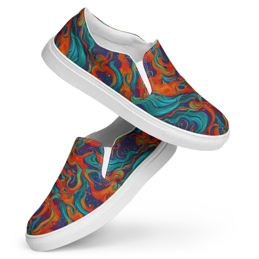 Aurora Furnace on a Women's Slip-On Canvas Shoes
