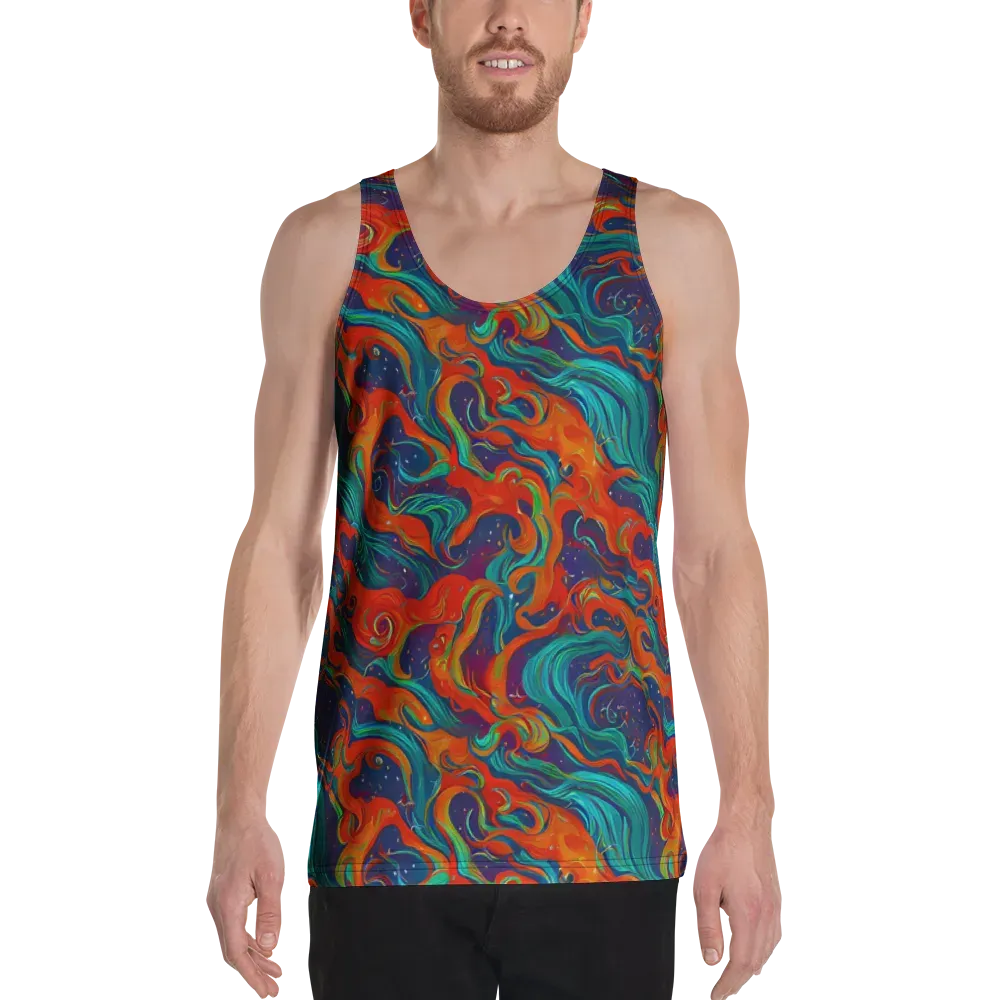 Aurora Furnace on Men's Tank Top — Front