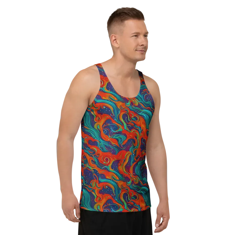 Aurora Furnace on Men's Tank Top — Right Front