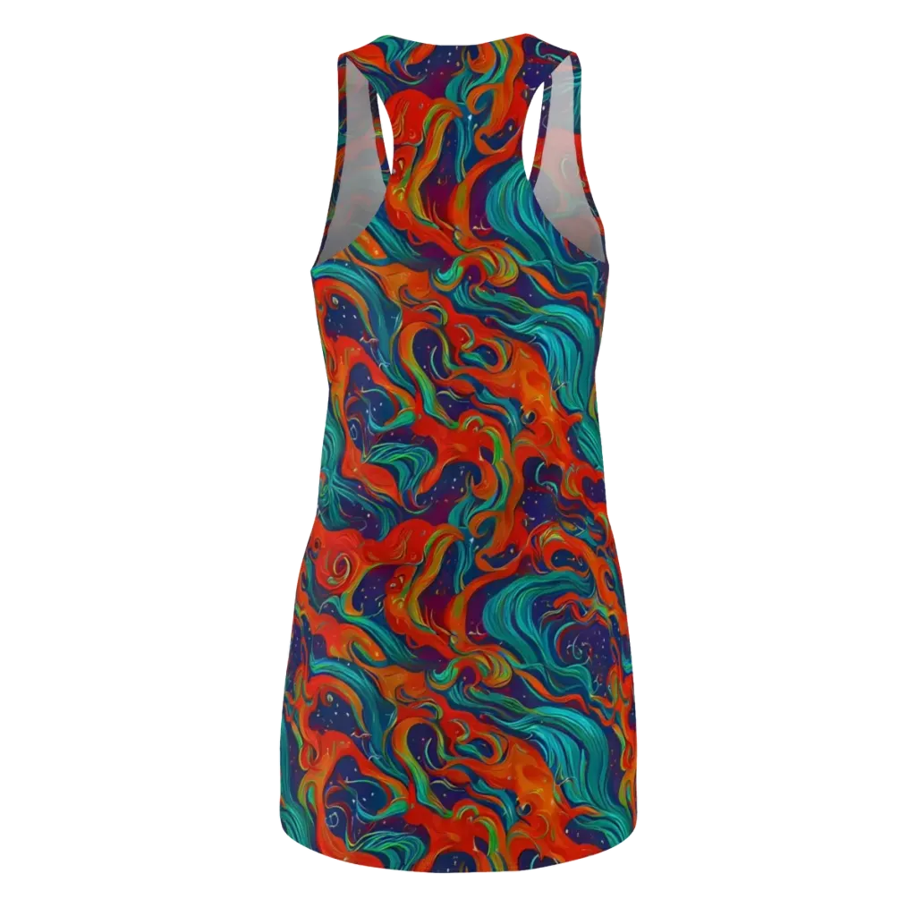 Aurora Furnace on Racerback Dress — Back