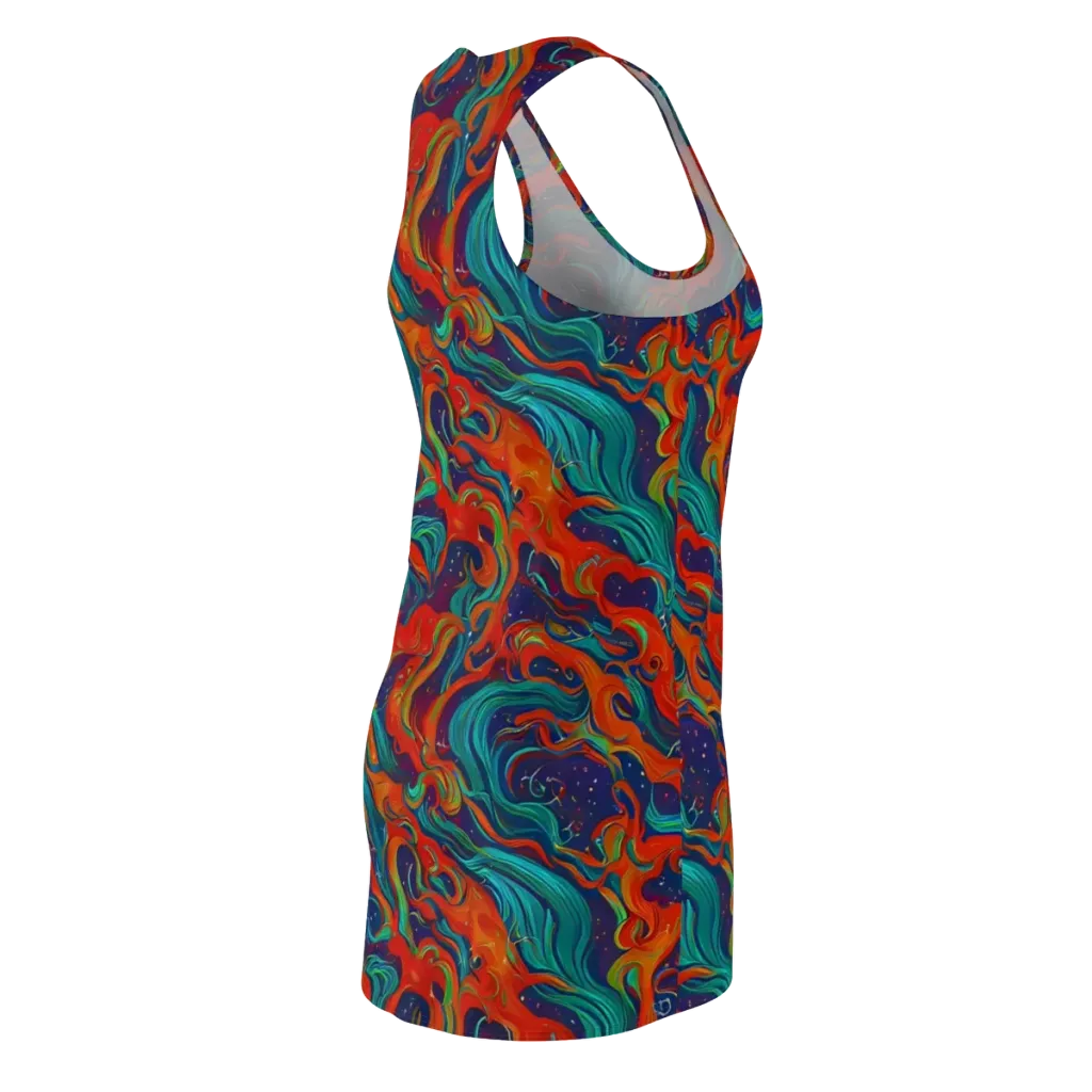 Aurora Furnace on Racerback Dress — Back Side
