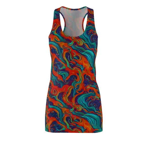 Aurora Furnace on a Racerback Dress