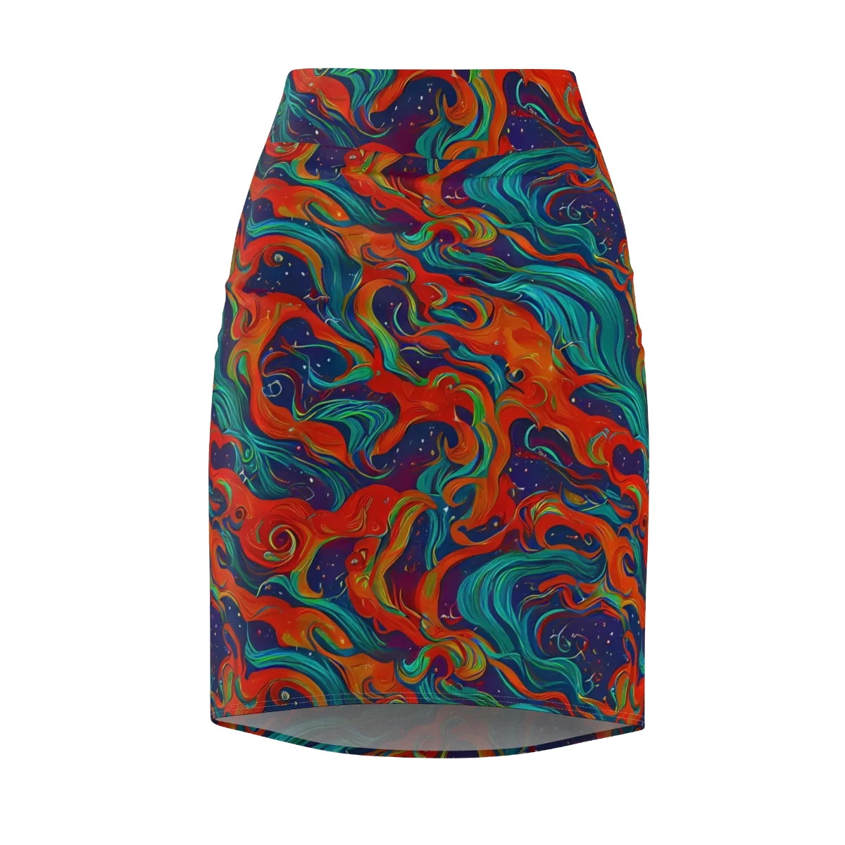 Aurora Furnace on Pencil Skirt — Front