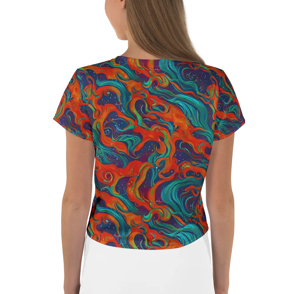 Aurora Furnace on Crop Tee — Back