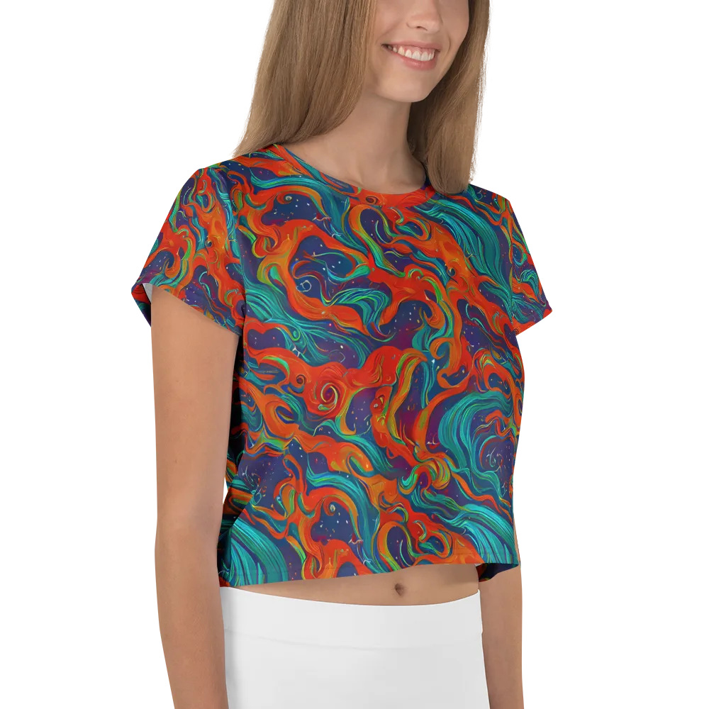 Aurora Furnace on Crop Tee — Right