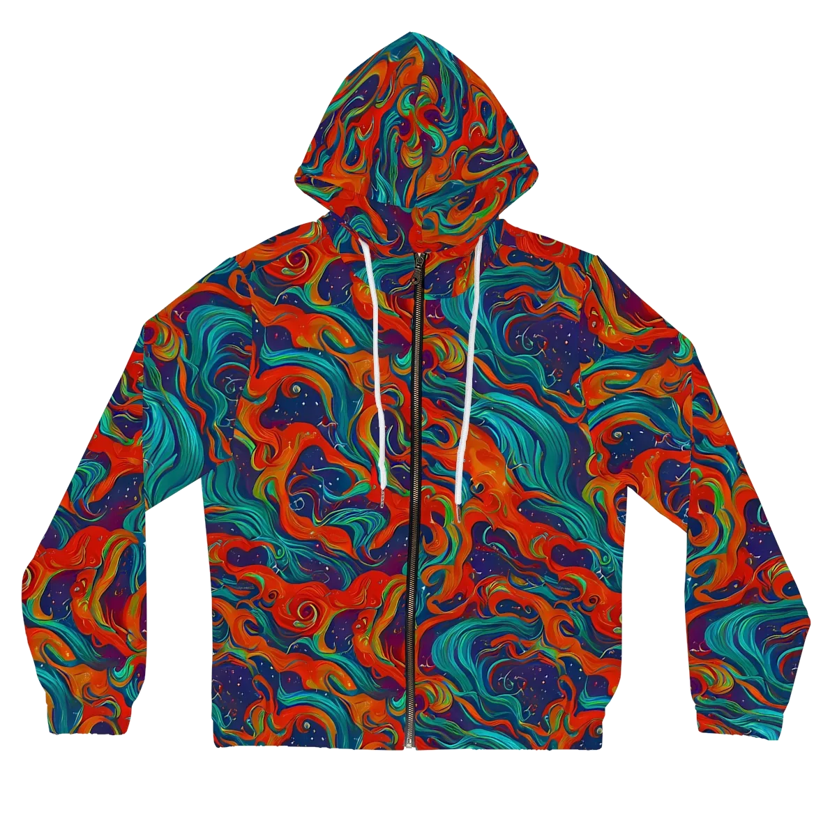 Aurora Furnace on Women's Full-Zip Hoodie — Front