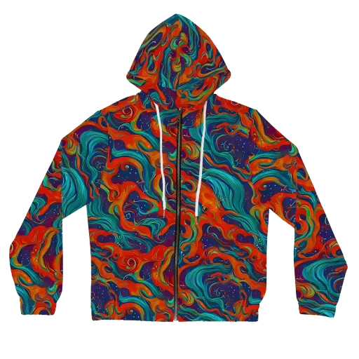 Aurora Furnace on a Women's Full-Zip Hoodie