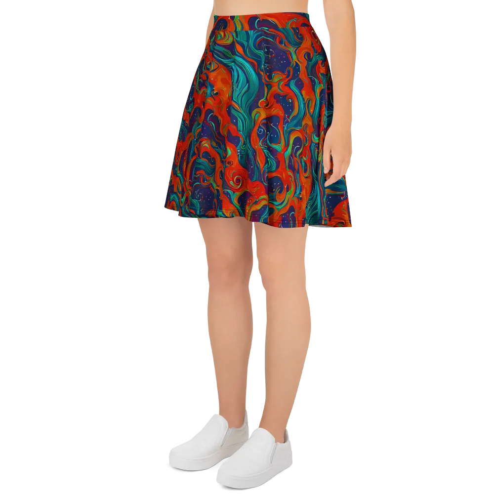 Aurora Furnace on Skater Skirt — Left
