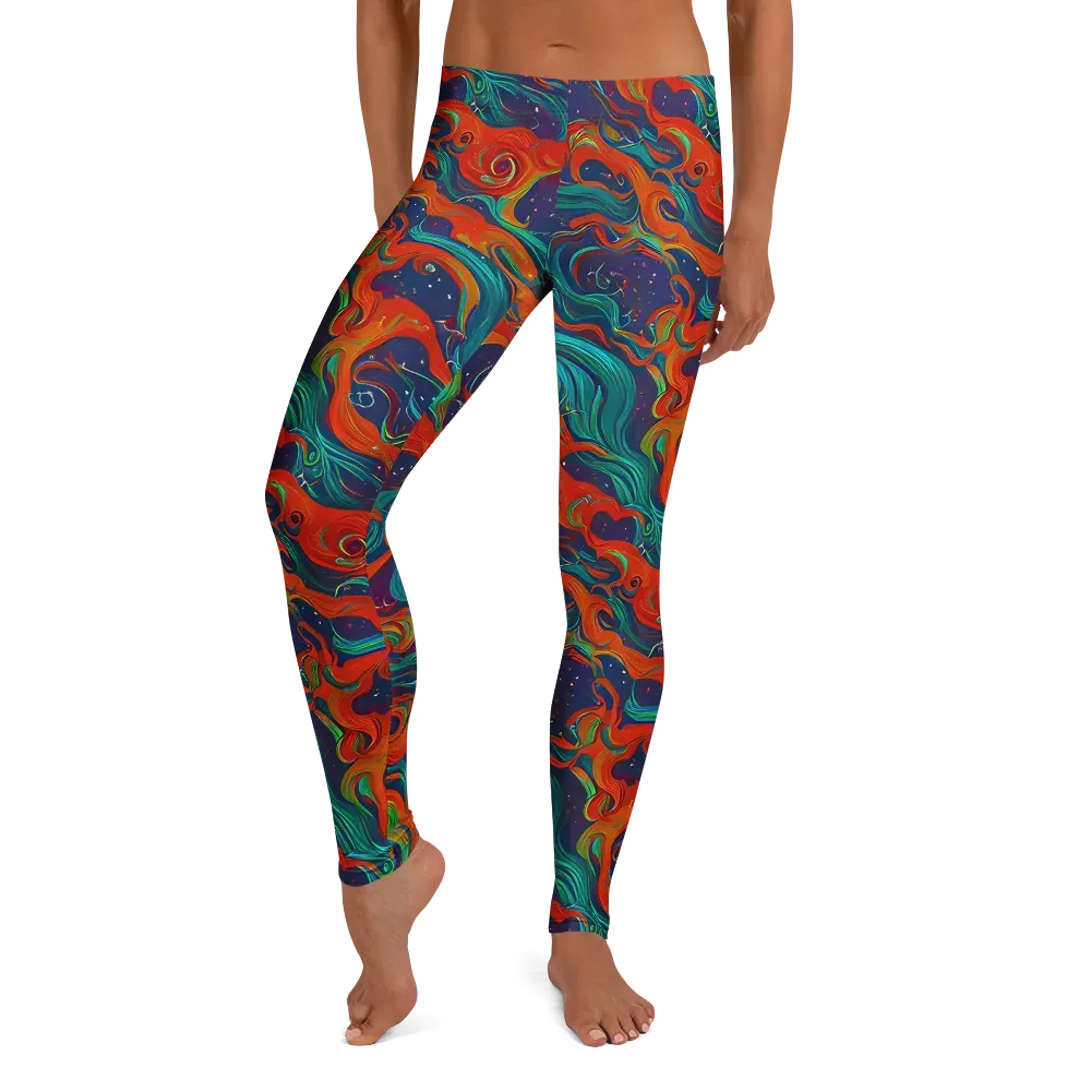 Aurora Furnace on Leggings — Front