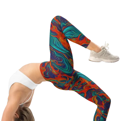 Aurora Furnace on a Leggings