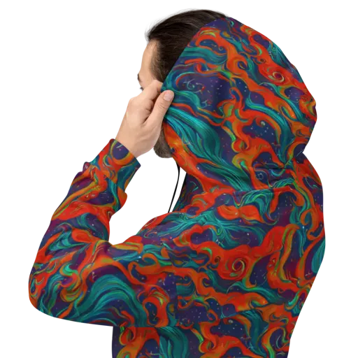 Aurora Furnace on a Hoodie