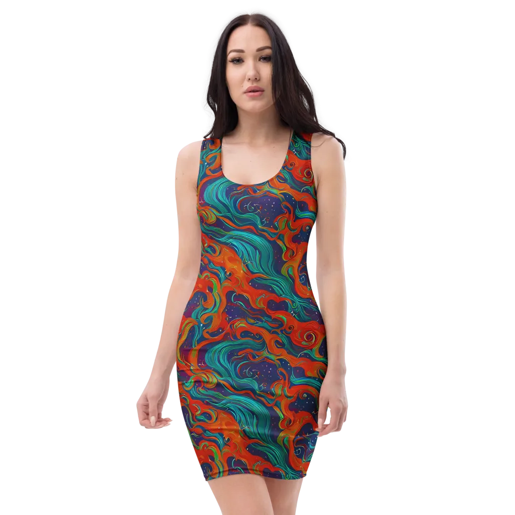 Aurora Furnace on Bodycon Dress — Front