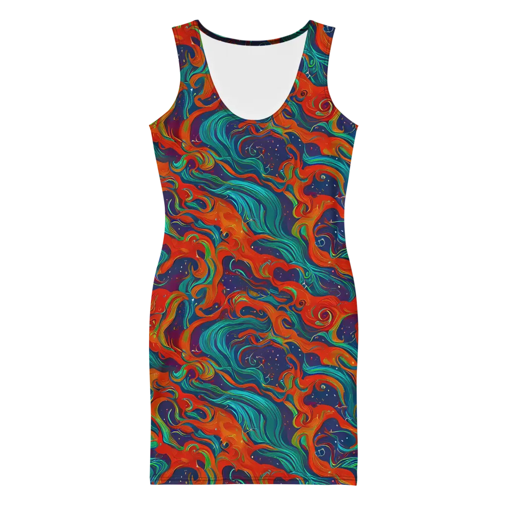 Aurora Furnace on Bodycon Dress — Front