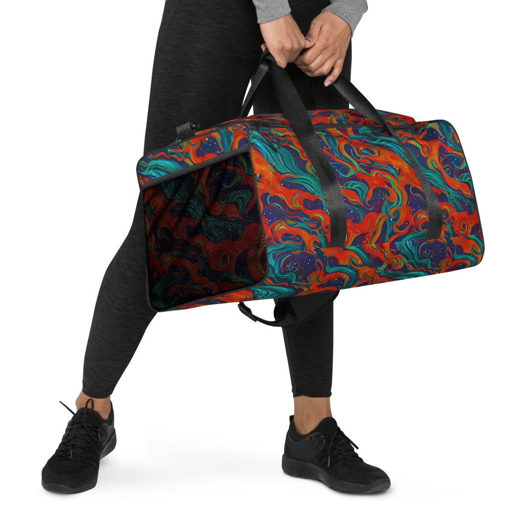 Aurora Furnace on Duffle Bag — Right Front