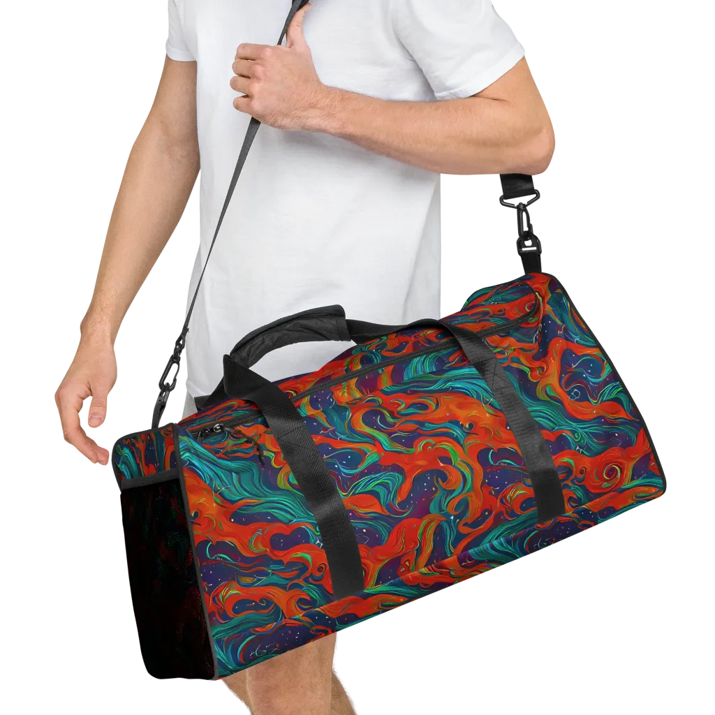 Aurora Furnace on Duffle Bag — Right Front