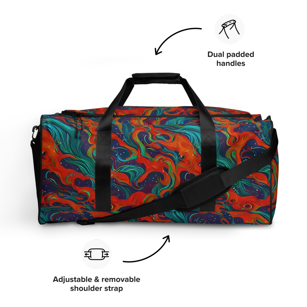 Aurora Furnace on Duffle Bag — Front