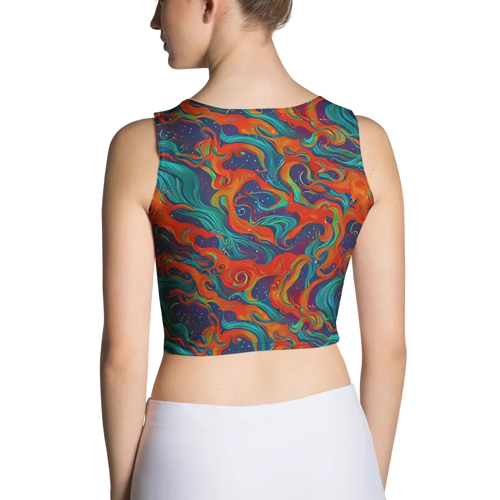 Aurora Furnace on Crop Top — Back