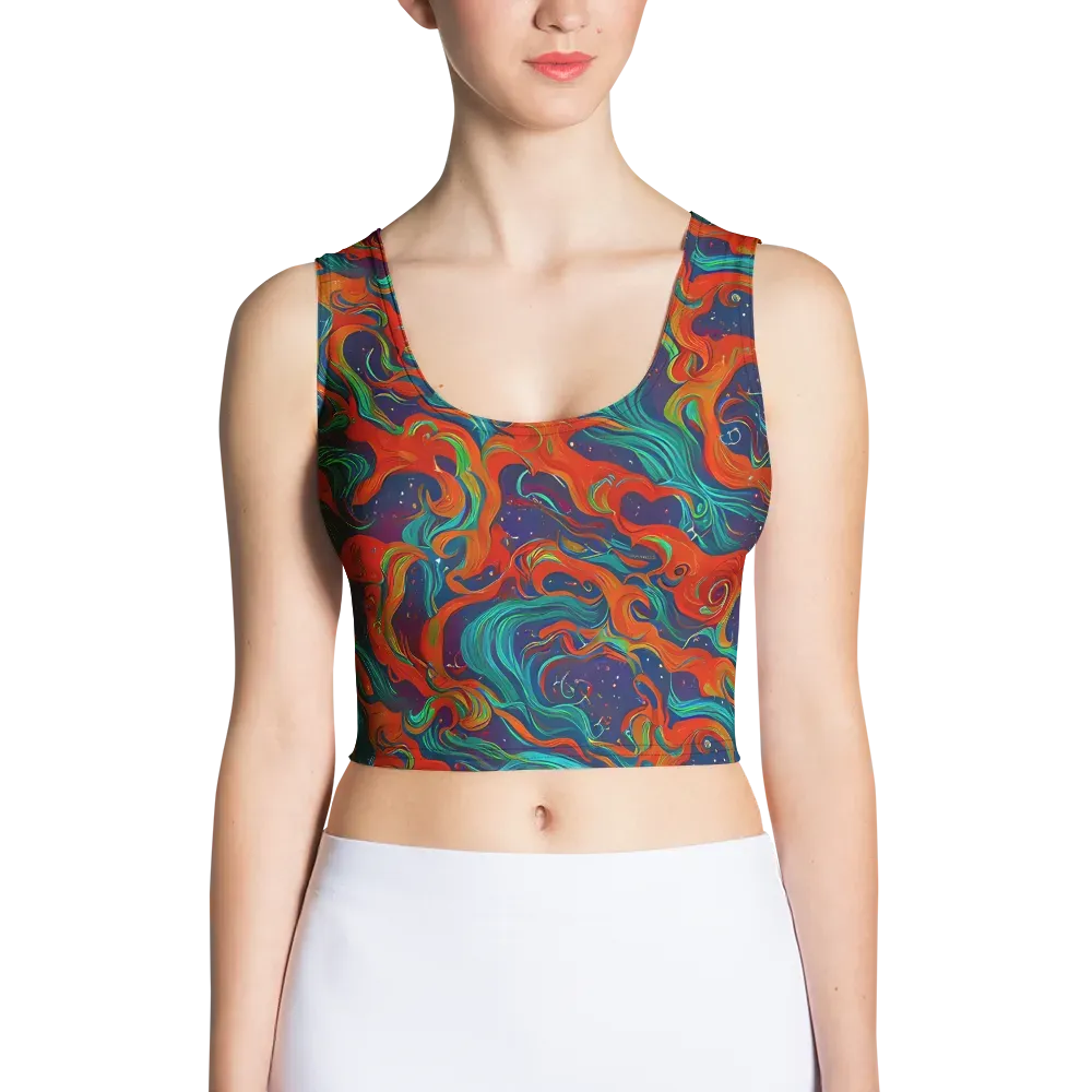 Aurora Furnace on Crop Top — Front