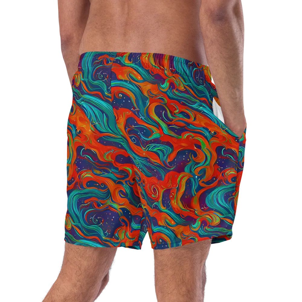 Aurora Furnace on Swim Trunks — Right Back