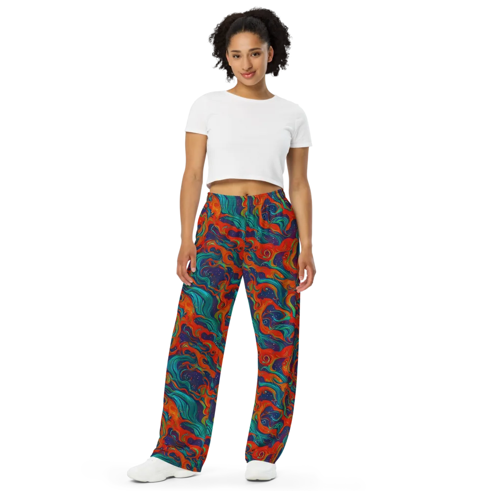 Aurora Furnace on Wide-Leg Pants — Front