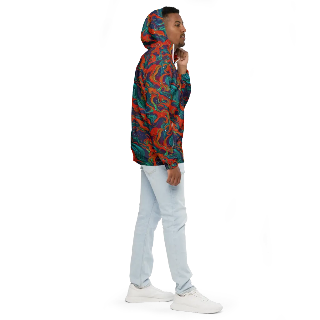 Aurora Furnace on Men's Windbreaker — Right
