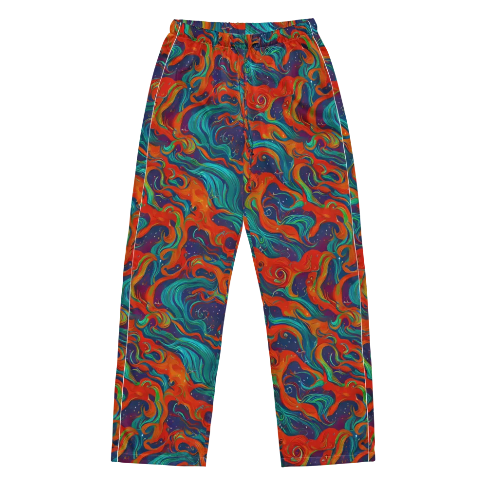 Aurora Furnace on Women's Pajama Pants — Front