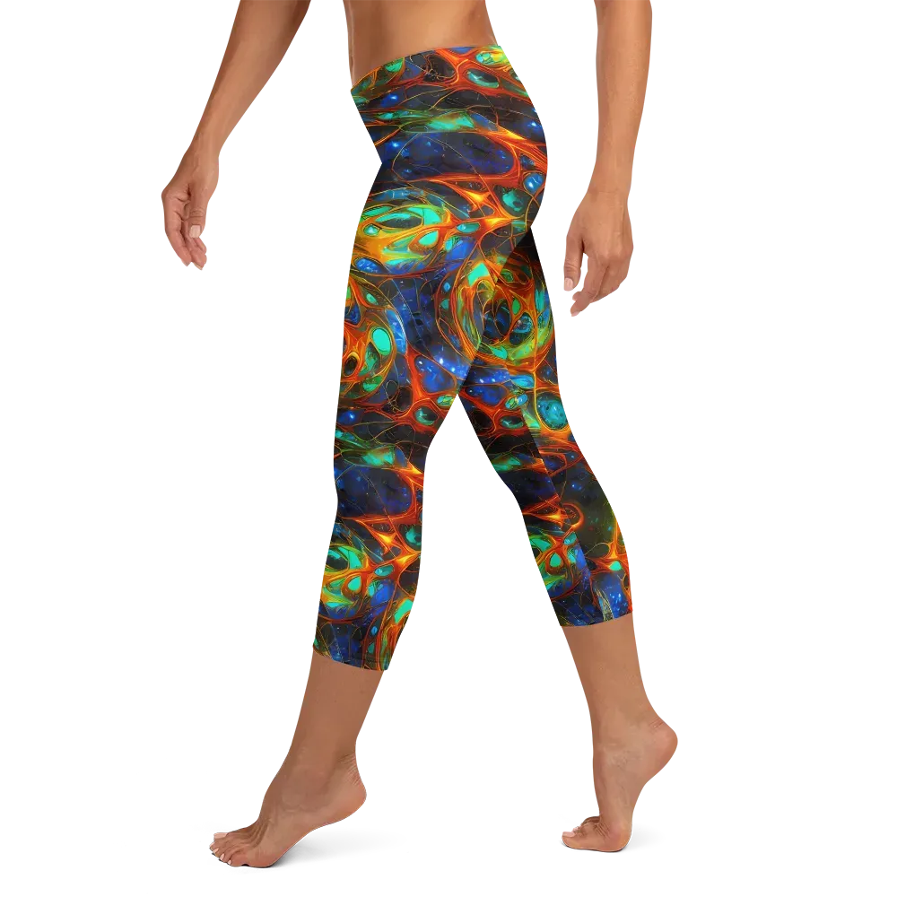 Cobalt Organics on Capri Leggings — Left
