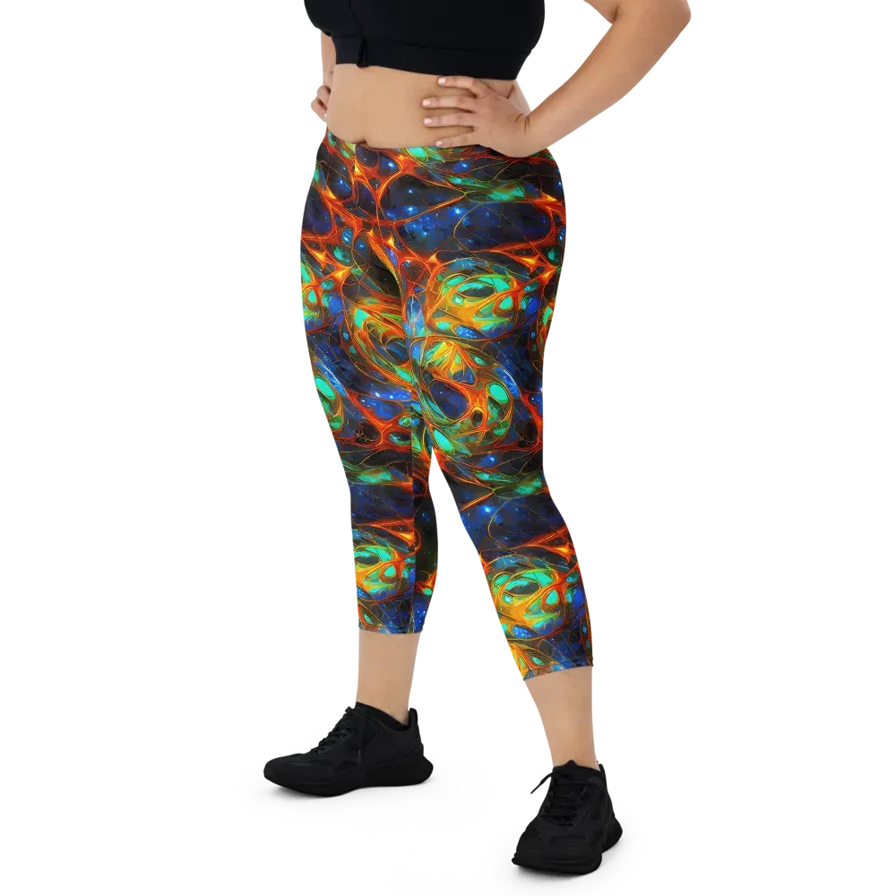 Cobalt Organics on Capri Leggings — Front