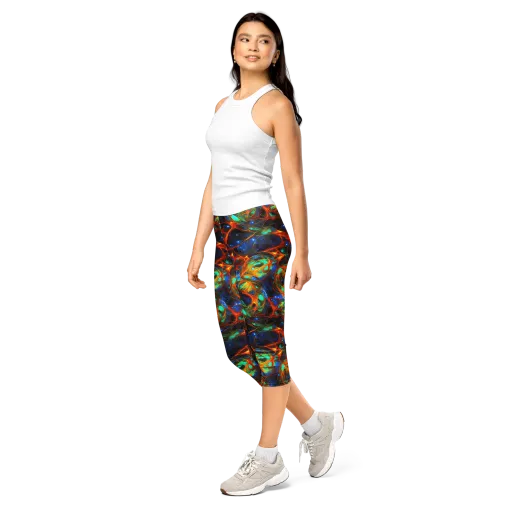 Cobalt Organics on a Capri Leggings