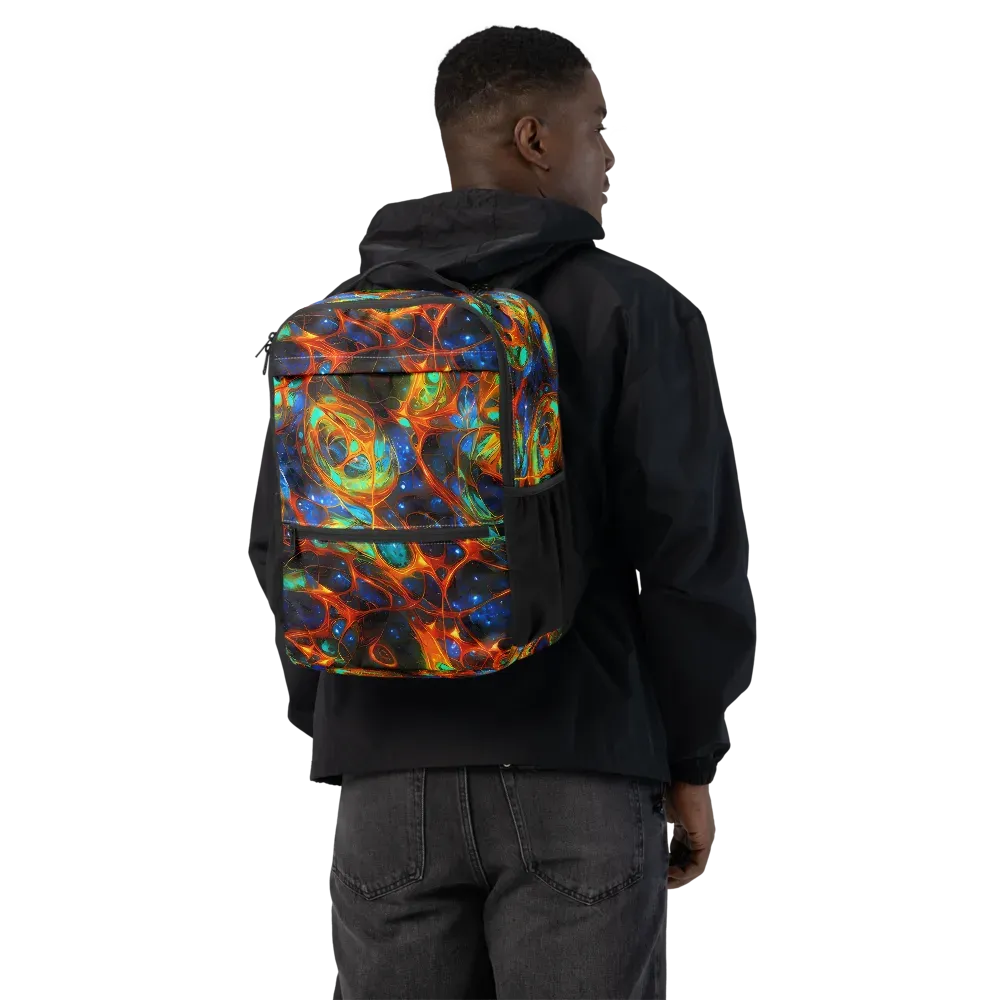 Cobalt Organics on Utility Backpack — Back
