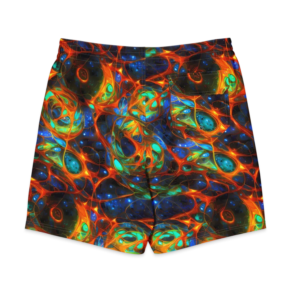 Cobalt Organics on Men's Board Shorts — Back