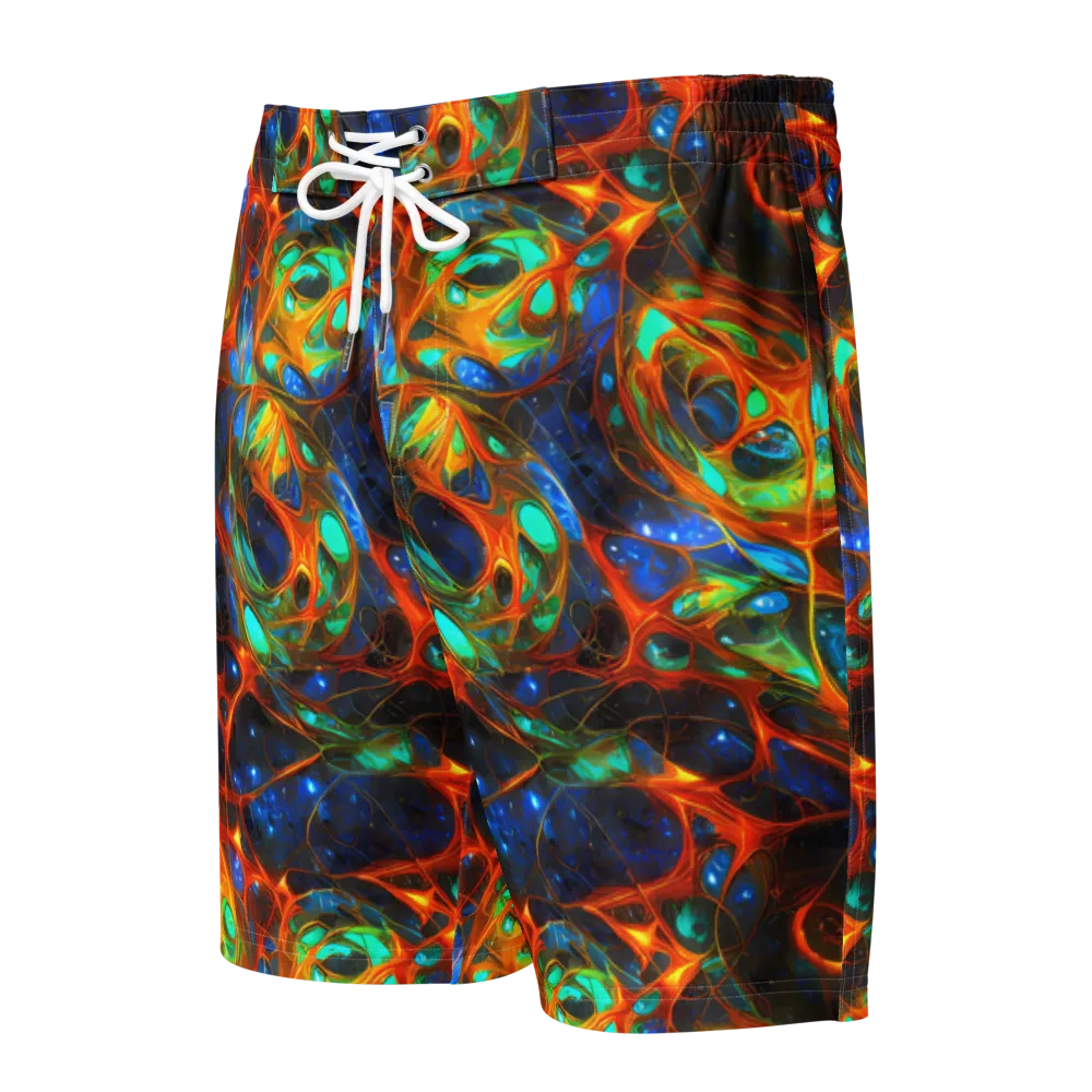 Cobalt Organics on Men's Board Shorts — Front
