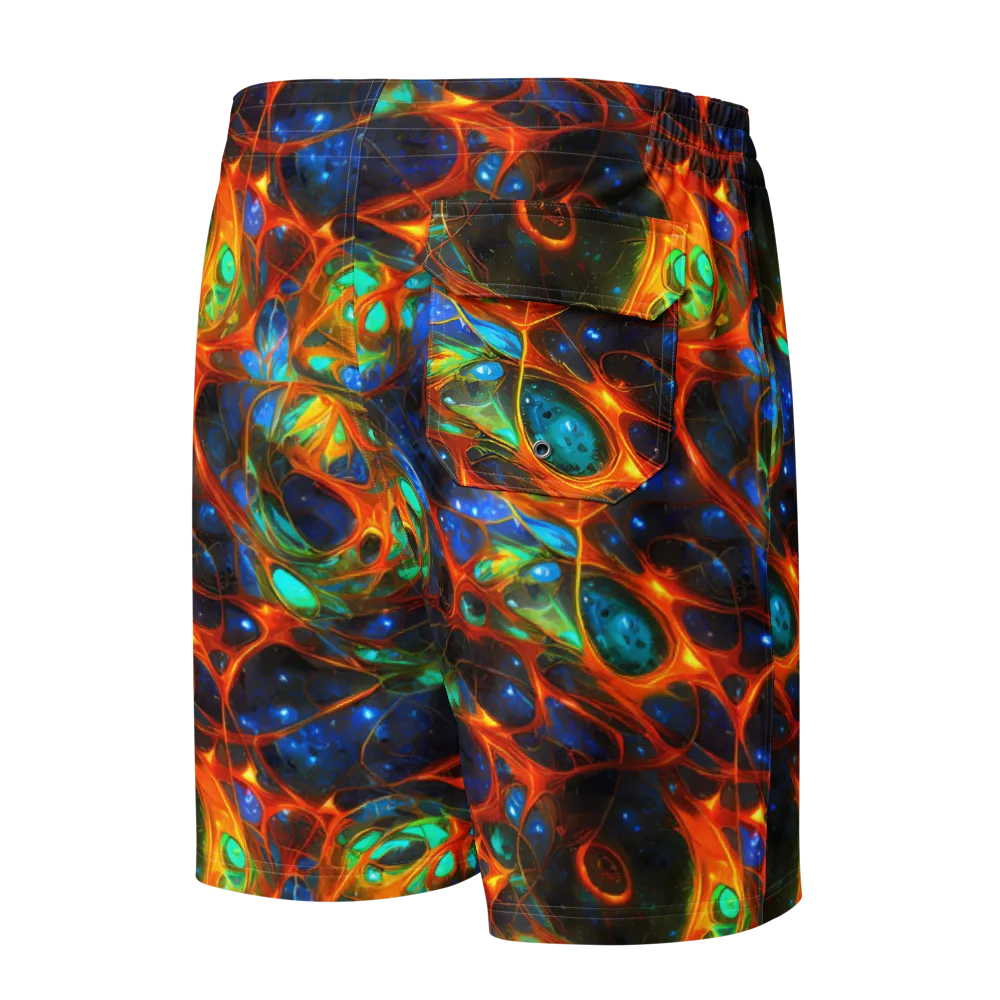 Cobalt Organics on Men's Board Shorts — Back