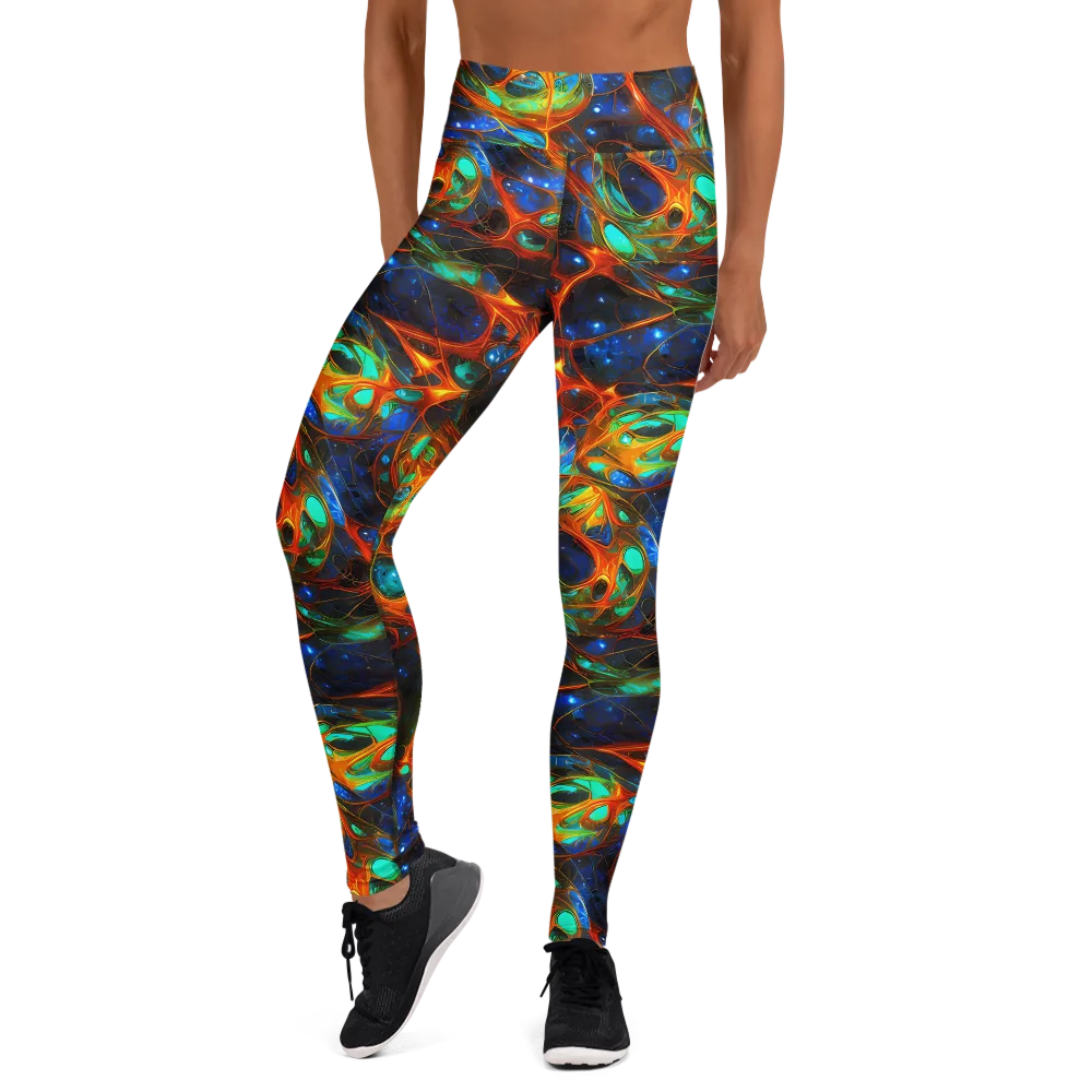 Cobalt Organics on Yoga Leggings — Front
