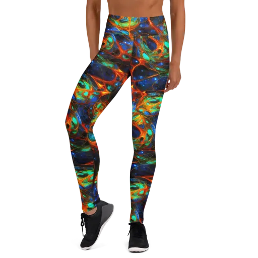 Cobalt Organics on a Yoga Leggings