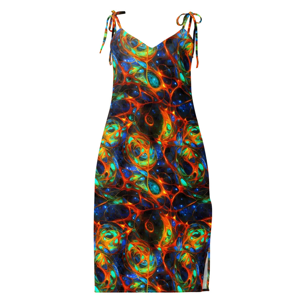 Cobalt Organics on Slip Dress — Front