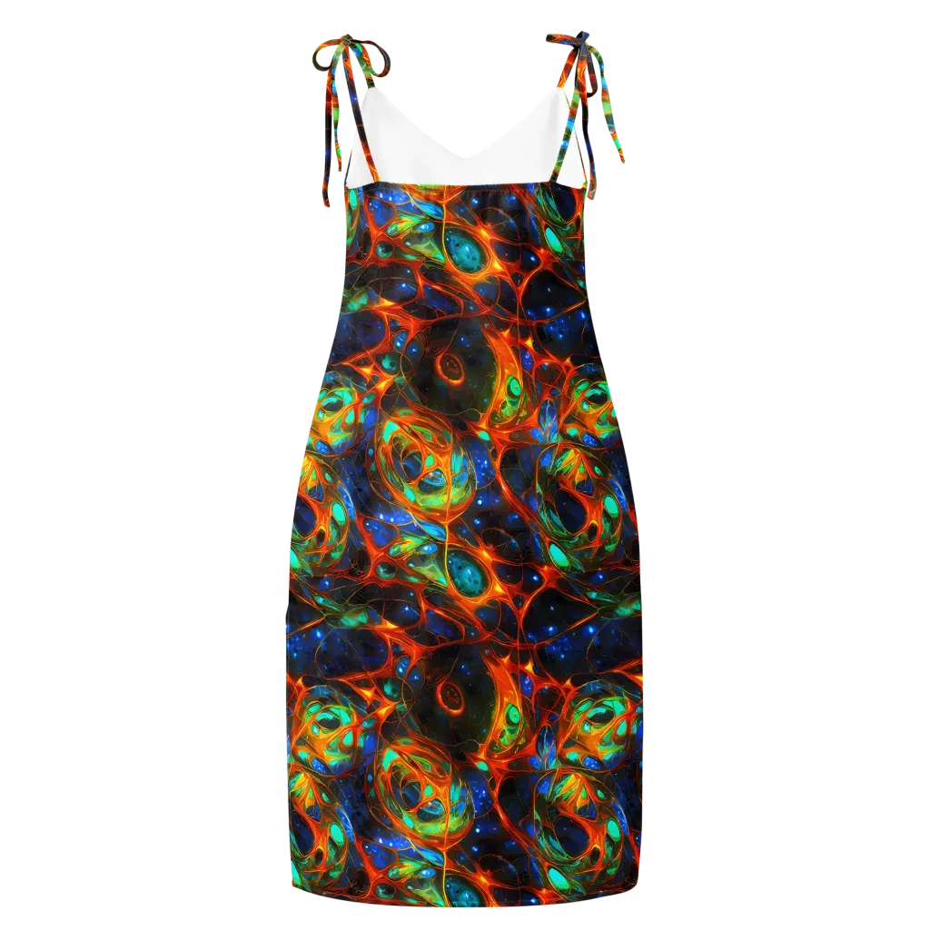 Cobalt Organics on Slip Dress — Back