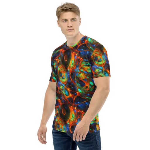 Cobalt Organics on a Men's Crew Neck T-Shirt