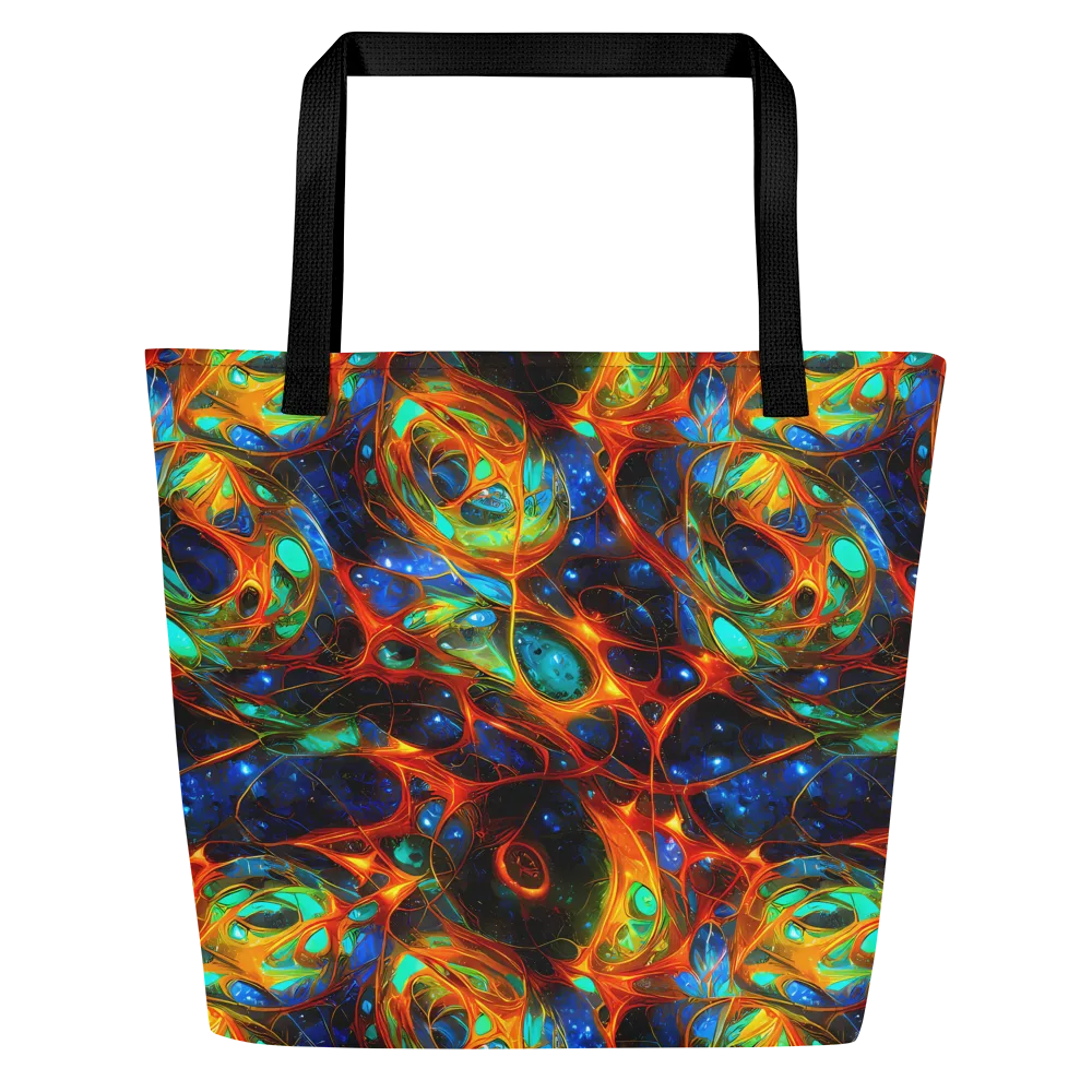 Cobalt Organics on Large Tote Bag W/ Pocket — Front