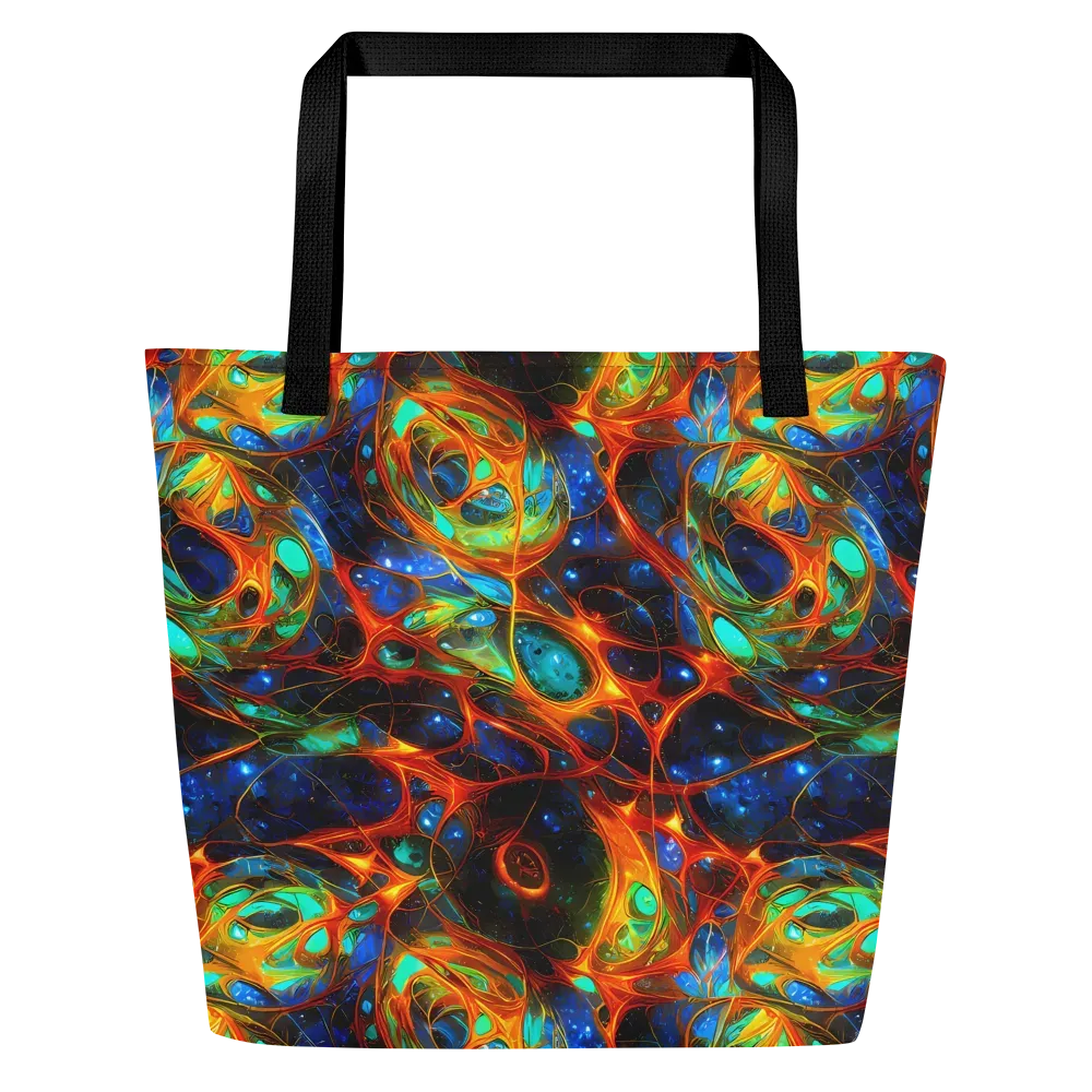 Cobalt Organics on Large Tote Bag W/ Pocket — Front