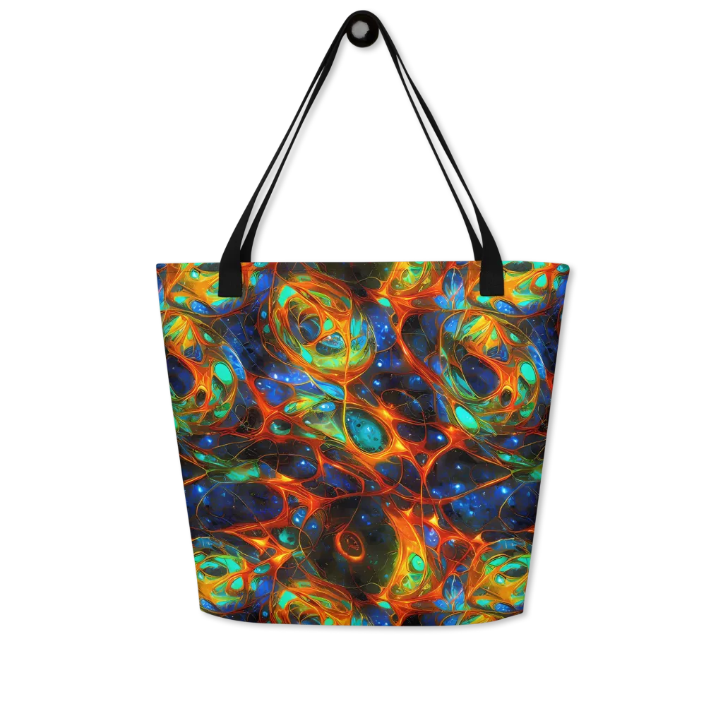 Cobalt Organics on Large Tote Bag W/ Pocket — Front