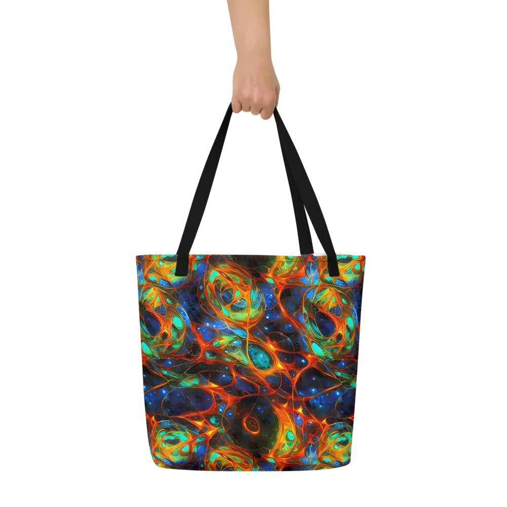 Cobalt Organics on Large Tote Bag W/ Pocket — Front