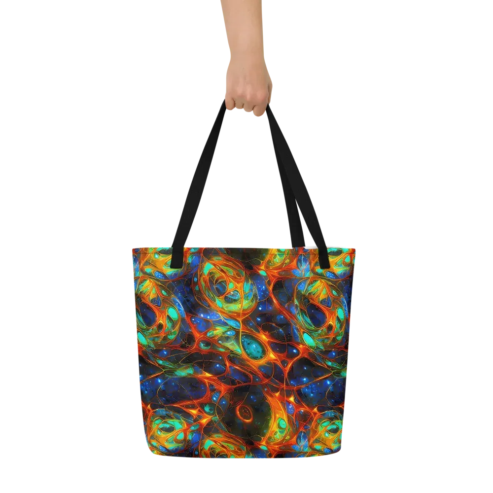Cobalt Organics on Large Tote Bag W/ Pocket — Front