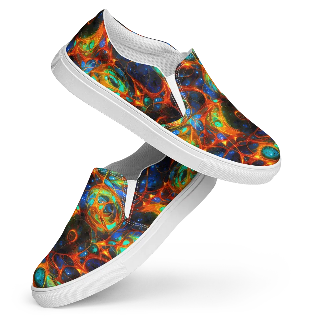 Cobalt Organics on Women's Slip-On Canvas Shoes — Front